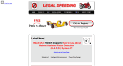 Desktop Screenshot of blog.legalspeeding.com