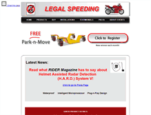 Tablet Screenshot of blog.legalspeeding.com
